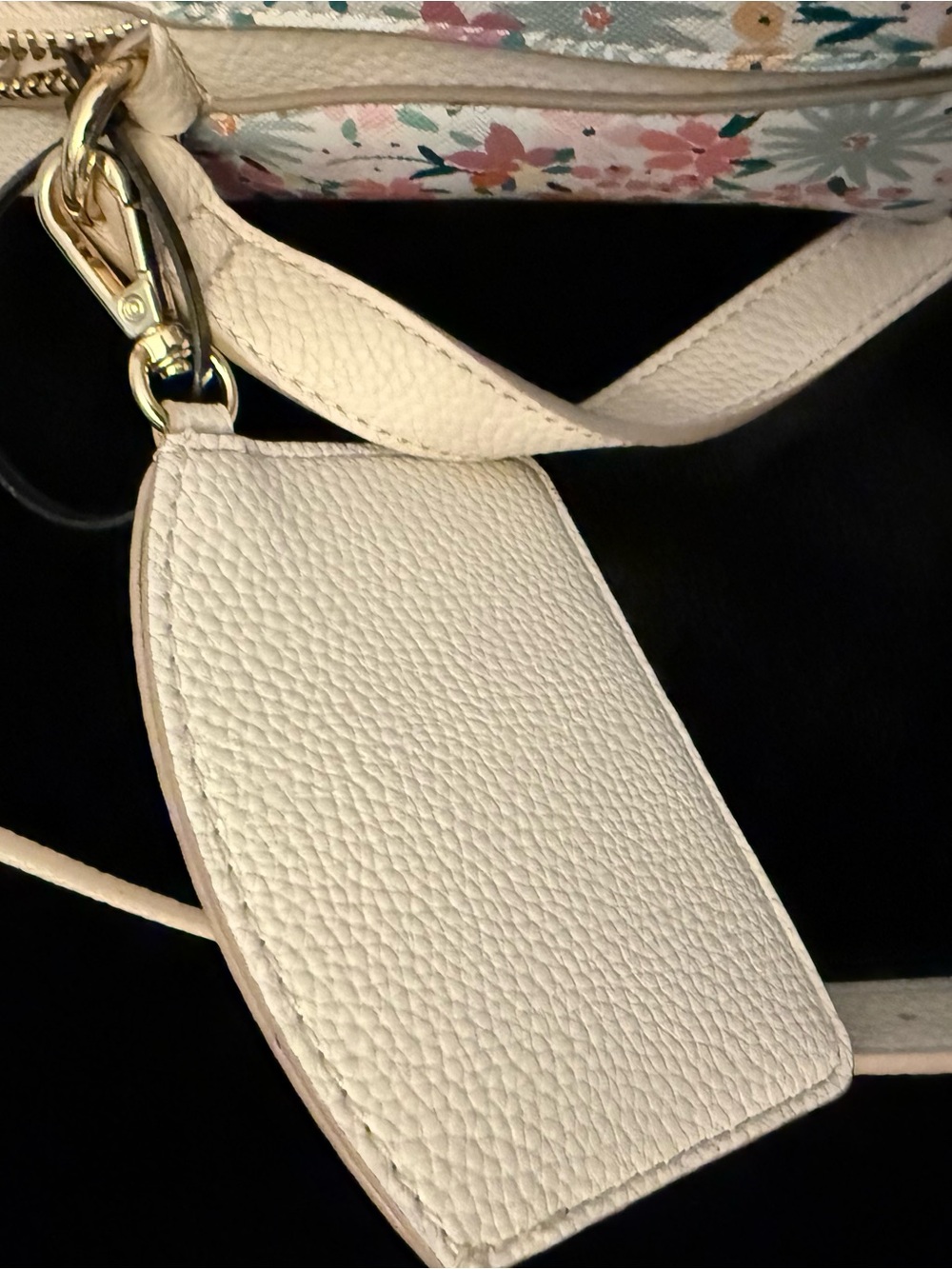 Nanette Lepore Cream Crossbody with Pink, Orange & Blue Floral Print - Picture 5 of 16